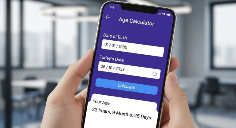 Age Calculator Online Free: Find Your Exact Age in Seconds
