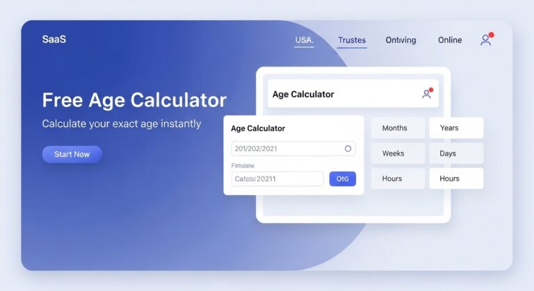 Age Calculator in Years Months Days