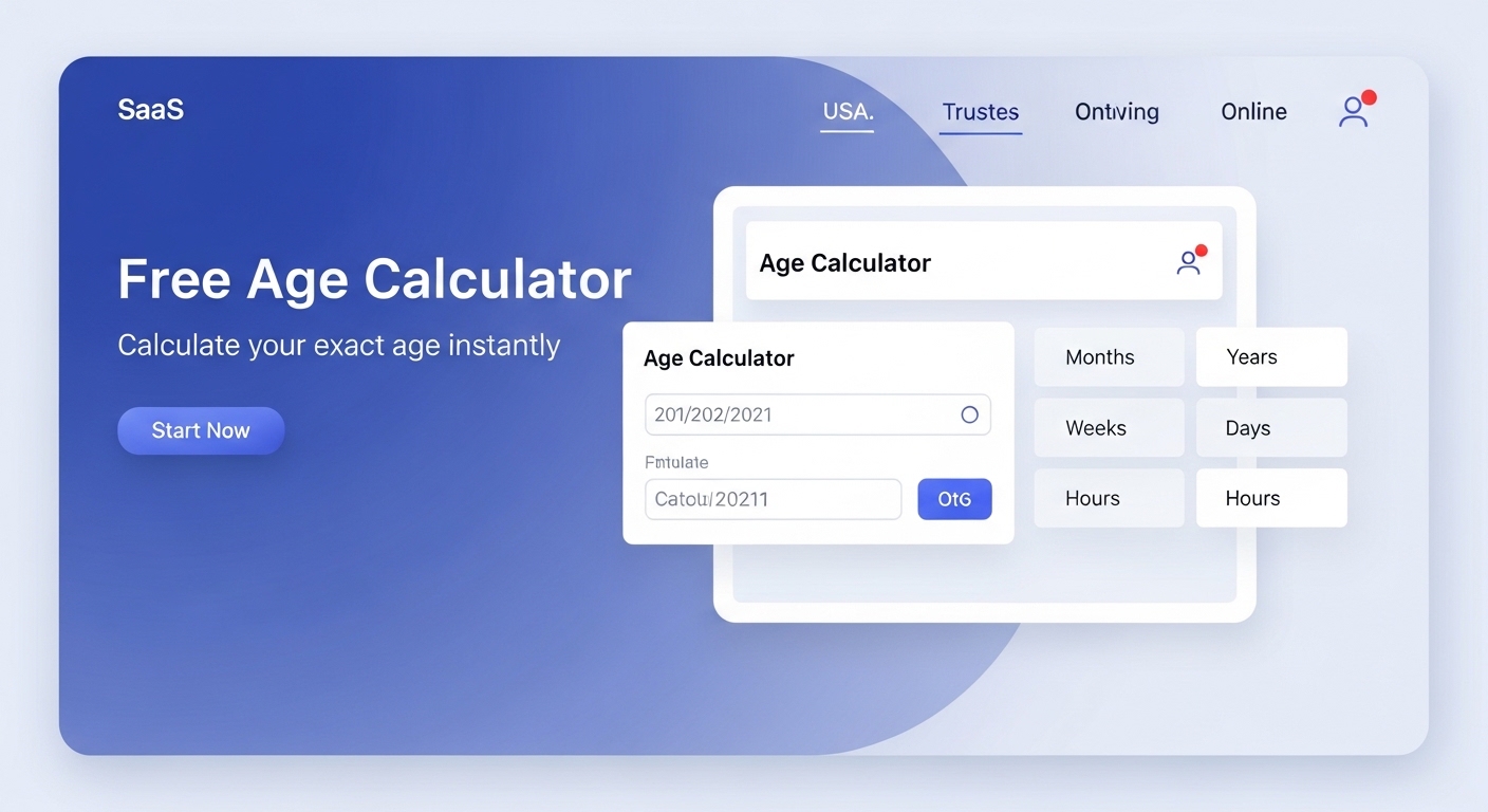 Age Calculator in Years Months Days